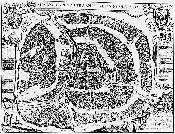 «Сигизмундов план Москвы». 1610 г.